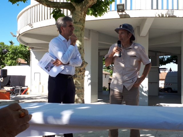 Inauguration Boulevard du Couchant Jean Dionis