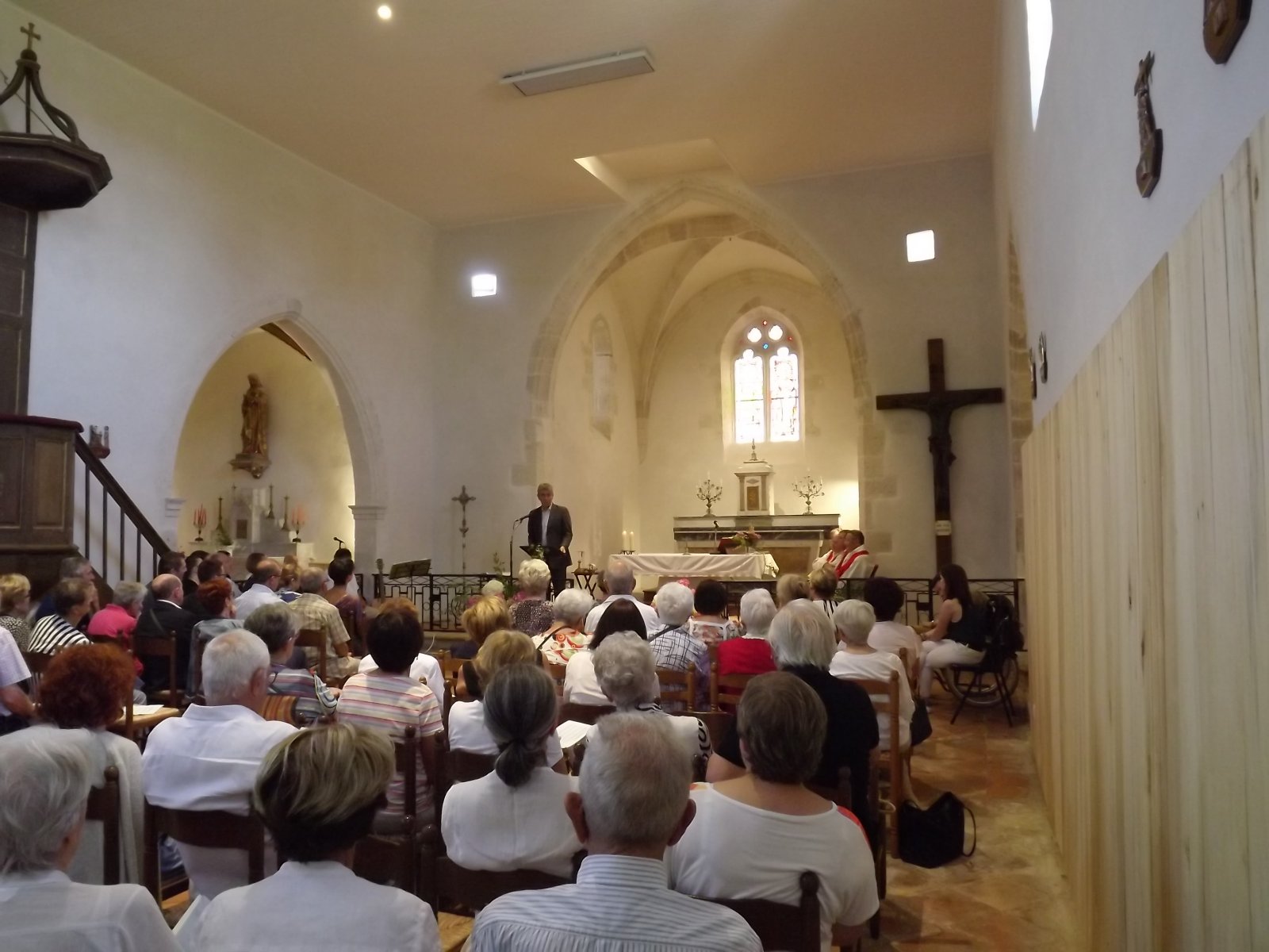 Inauguration des travaux de l'Eglise de St Sixte Jean Dionis