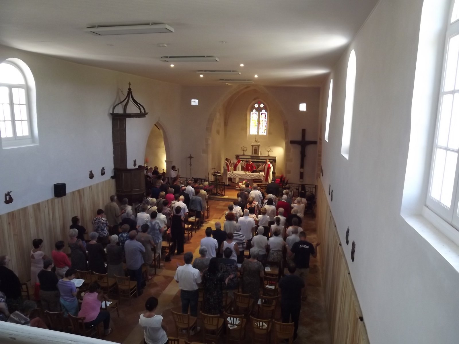 Inauguration des travaux de l'Eglise de St Sixte Jean Dionis