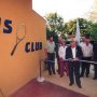 Inauguration du Club house avec les tennismen de l'Albret Mai 2004