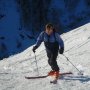 Le temps d'un week-end, Jean Dionis a troqué son fidèle vélo contre une paire de skis de randonnée ! Dimanche 25 Février 2007