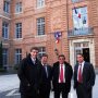 Jean Dionis s'est rendu, avec Daniel Soulage et Michel Diefenbacher, à la Préfecture de Toulouse afin de rencontrer Rachida Dati, Garde des Sceaux Samedi 10 Novembre 2007