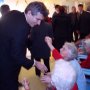 Jean Dionis à la rencontre des pensionnaires de la maison de retraite publique agenaise "Pompeyrie" Lundi 14 janvier 2008