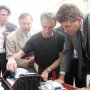 14/05/08 - Visite d'une installation de pré-déploiement de la fibre optique à Paris