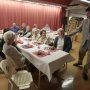 Jean Dionis salue les pensionnaires du foyer de la Salève à Agen en ce 14 juillet. . 16/07/08