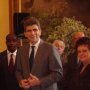 Christine Boutin, la Ministre du Logement (à droite sur la photo), reçue samedi dernier à la Mairie d'Agen par Jean Dionis . 09/12/08