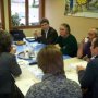 Rencontre entre le député et l'équipe municipale de la commune de Calignac . 15/04/09