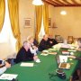Votre député rencontre l'équipe municipale de Vianne, commune de sa circonscription (Mme Nicole Perrier, Maire de Vianne, est en face de Jean Dionis) . 07/11/09