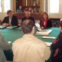 13/02/10 - Visite Communale d'Astaffort<BR>Le député à la rencontre des élus d'Astaffort dont le maire, M. GARROS, à droite de Jean DIONIS