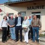 Jean Dionis et Bernard Dalies en visite communale à Feugarolles