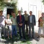 Visite communale à Moirax avec son maire, Henri Tandonnet