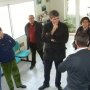 visite des locaux de l'entreprise Electra à Poudenas<BR> vendredi 6 janvier 2012