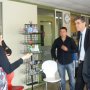 visite des locaux de Microtractors France à Lafox vendredi 6 avril 2012