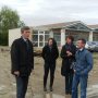 visite du site pour le projet d'extension de l'Ecomarché à Pont du Casse Mardi 24 avril 2012