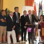 Réception des équipes du SUA Rugby à la Mairie